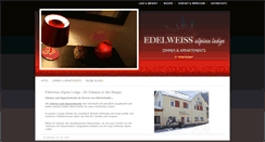 Desktop Screenshot of edelweiss-hinterstoder.at